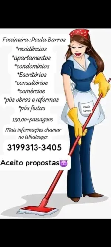 Faço faxina