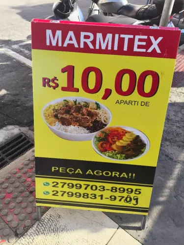 Marmitex em praia da Costa