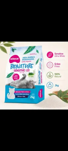 Areia biodegradável