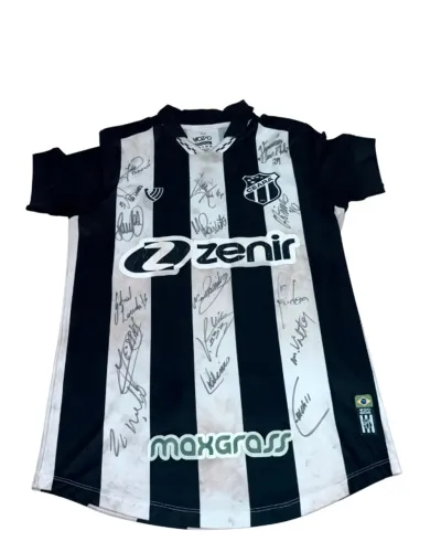Camisa Ceara toda Autografada e de Jogo