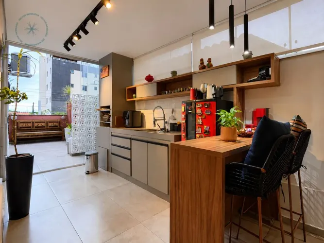 Área privativa 2 quartos com home office no Santa Mônica com espaço gourmet