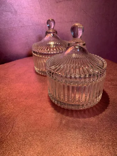 Item de vidro para decoração ou uso