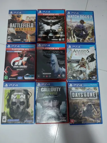 Vendo jogos Ps4, Preços na descrição