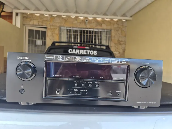 Receiver denon avr.s510bt sem controle remoto 
