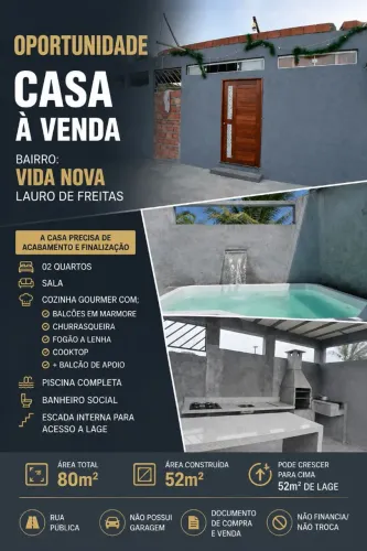 Sua CASA com PISCINA