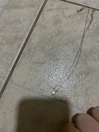 Colar prata 925 com pedra moissanite