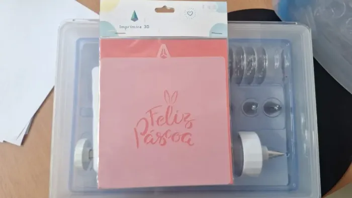 ESTÊNCIL FELIZ PÁSCOA