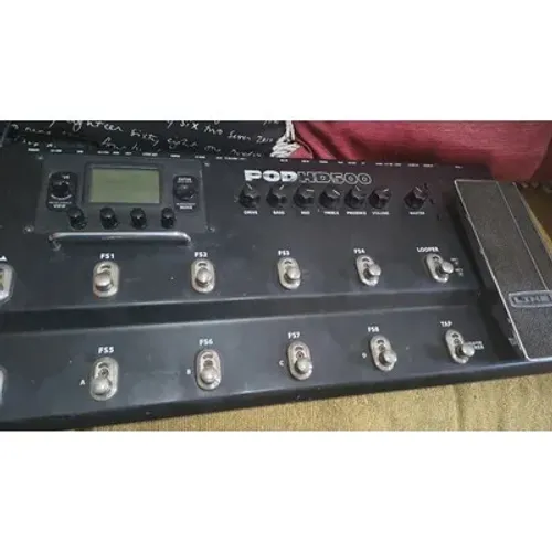 Pedaleira LINE 6 POD HD 500 com Metalpack e bag 
