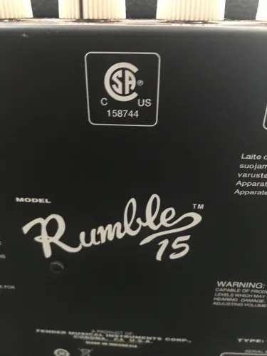 Amplificador Fender Rumble 15