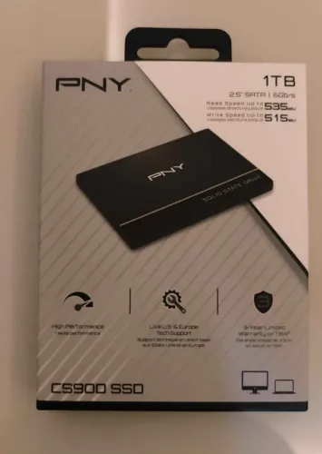 Vendo SSD da PNY, modelo CS900 de 1TB.