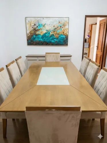 Mesa de jantar 8 lugares