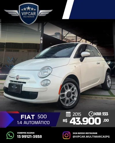 Fiat 500 Cult 1.4 Flex 8V EVO Dualogic 2015