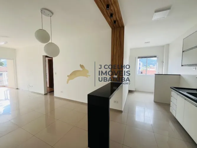 Apartamento para locação definitiva com 2 dormitórios no centro de Ubatuba - SP