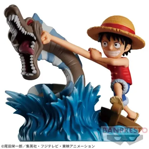 WCF Log Stories Luffy e Rei dos Mares One Piece Banpresto Original e com caixa