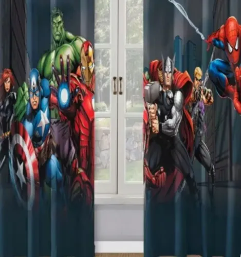Vendo cortina infantil vingadores