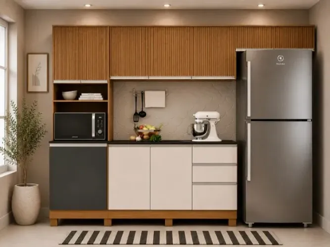 Kit Cozinha Paris 9 portas completo