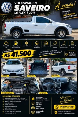 Volkswagen Saveiro 1.6 MI/ 1.6 MI Total Flex 8V (álcool) 2011