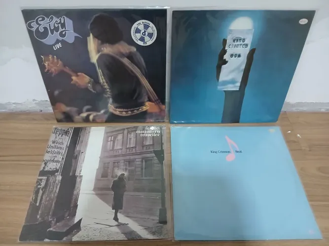Discos de Vinil Camel Eloy e King Crimson