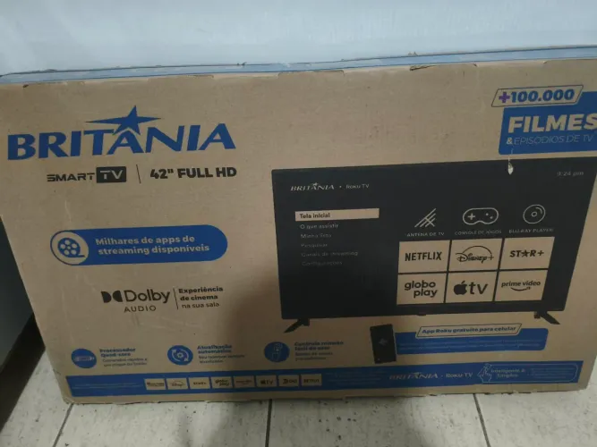 Smart tv 42 polegadas, Britânia