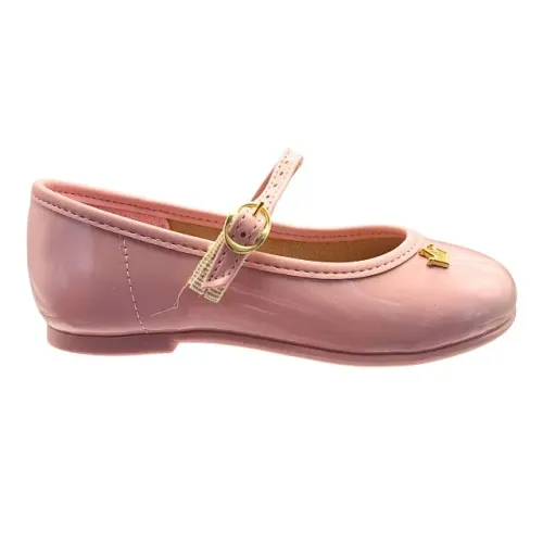 Sapatilha Infantil Meninas Bebê Verniz Premium Molekinha Rosa 2106104178276