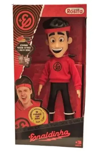 Boneco Enaldinho Em Vinil Articulado Youtuber Original 25 Cm