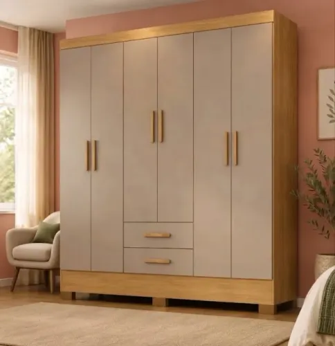 Promoção Guarda roupa de casal com 6 portas (produto novo)