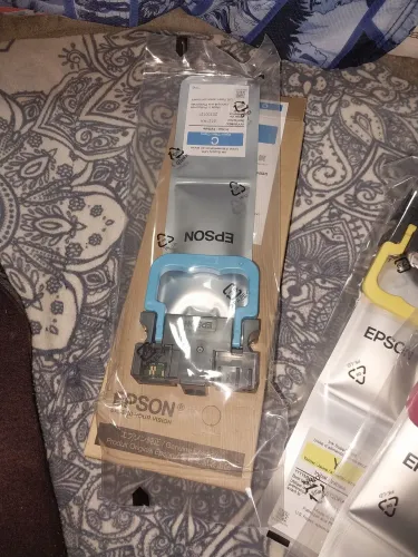 BOLSA DE TINTA EPSON AZUL