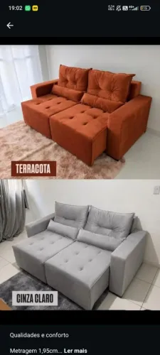 Sofá com preço de fabrica