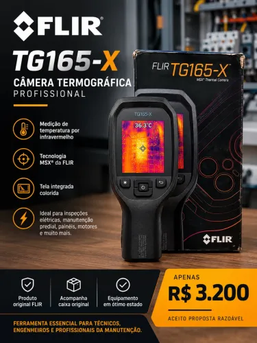 Câmera Termográfica FLIR TG165-X Original + Caixa