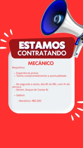 VAGA PARA MECÂNICO AUTOMOTIVO