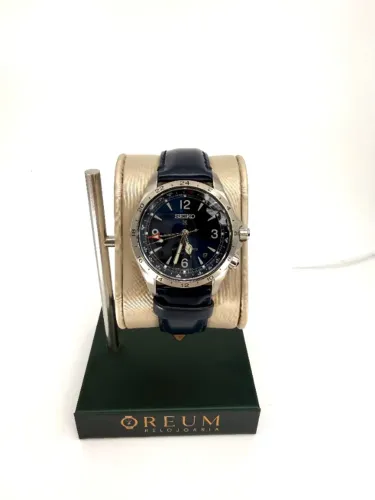 Relógio Relógio Seiko Prospex Luxe Alpinist GMT Azul SPB377