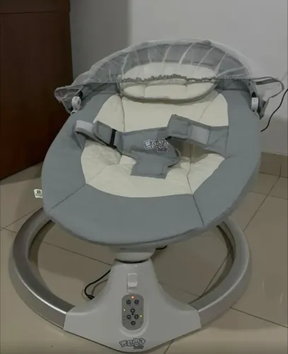 Cadeira de Descanso e Balanço Bebê Elétrica Fancy Maxi Baby