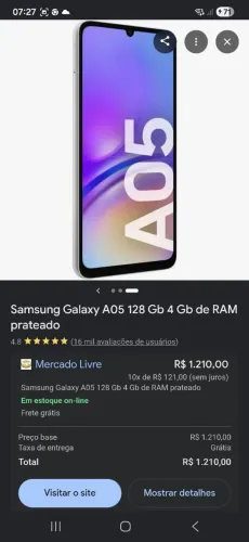 A05 128 gb