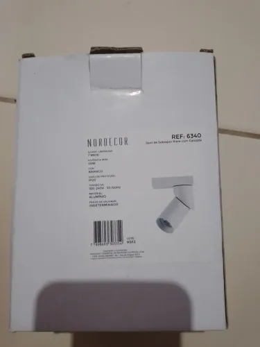 NordeCor Spot de sobrepor piere com canopla