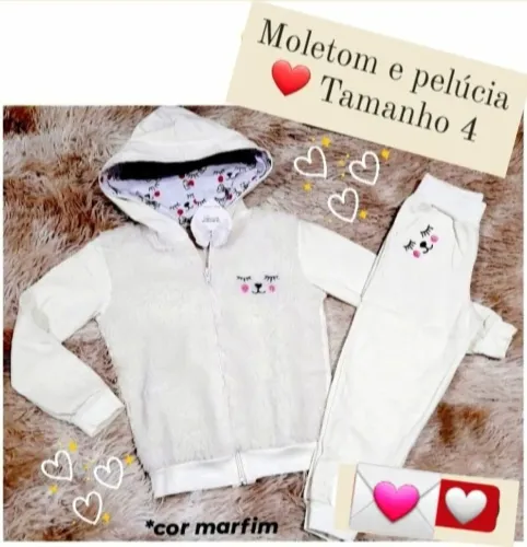 Conjunto Infantil Tamanho 4! Produto NOVO!