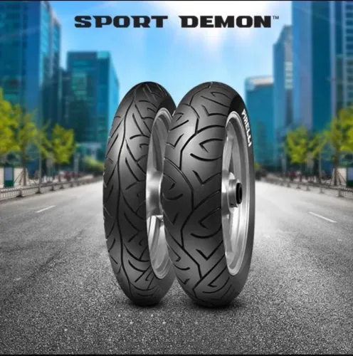 Par Pneu Sport Demon 100/80-17 + 130/70-17