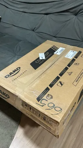 Cooktop 4 bocas DAKO na caixa