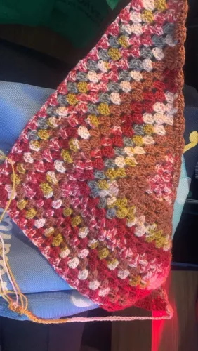Bandana de crochê