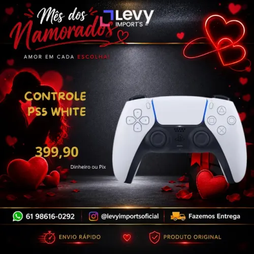 Controle Sony Ps5 Branco