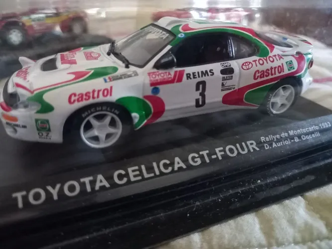 Miniatura Toyota Celica GT Four Rallye de Montecarlo 1993 escala 1/43