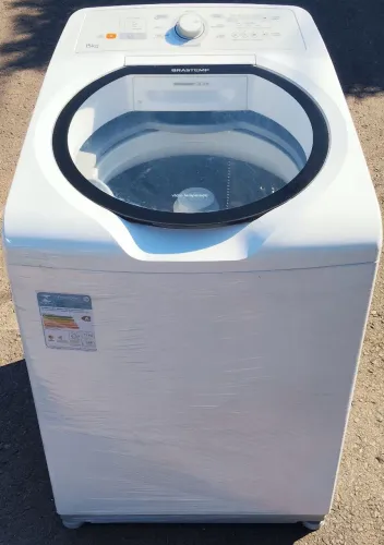 Máquina De Lavar Brastemp 15kg, Turbo Agitação, Cesto Inox, Com Garantia.