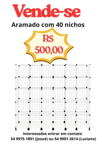 Aramado com 40 nichos