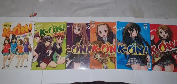 K-on! Coleção Completa Livros Mangás - 6 No Total