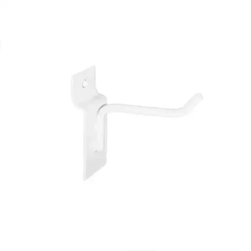 100 Ganchos P/ Painel Canaletado De 5cm Branco