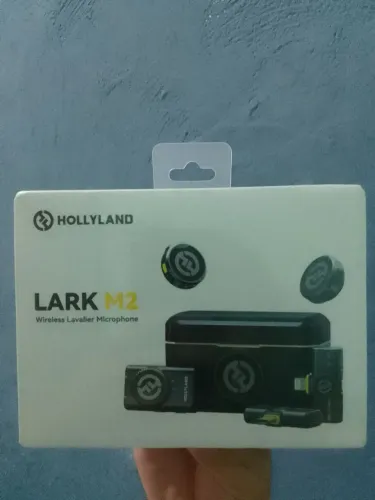 Fone Lapela hollyland Lark M2 - combo completo original