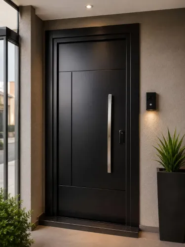Porta em ACM Kynnar 4mm preta
