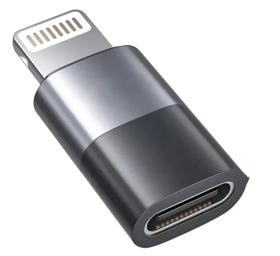 Adaptador Lightning para USB-C alta qualidade