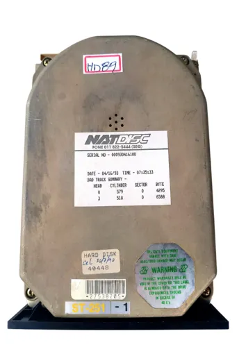 WINCHESTER HD IDE SEAGATE ST 251 - 1 5.25 FUNCIONANDO HD89