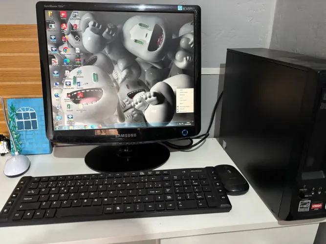 VENDO COMPUTADOR HP COMPLETO COM MONITOR SAMSUNG