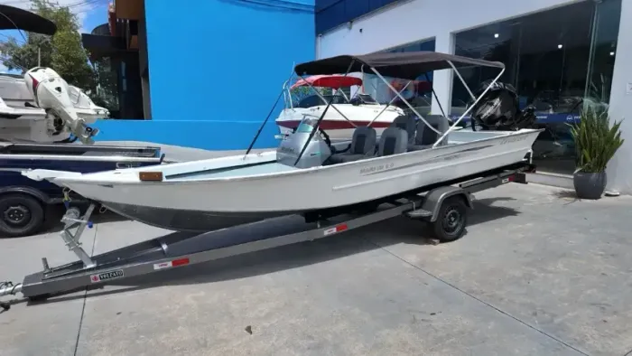 Lancha Marfim 6.0 Freestyle Std Motor Mercury 60hp 4 Tempos